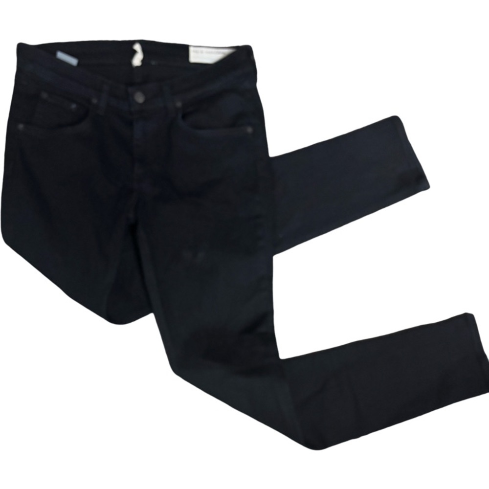 Rag & Bone Skinny Jeans Women's Size 28 Black Coal Denim W1502K520